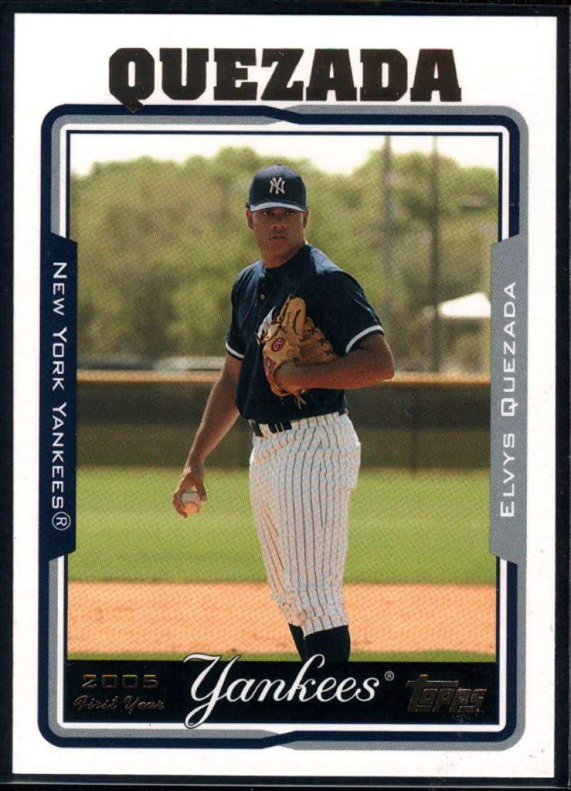 Amazon.com: Baseball MLB 2005 Topps #326 Elvys Quezada #326 NM RC