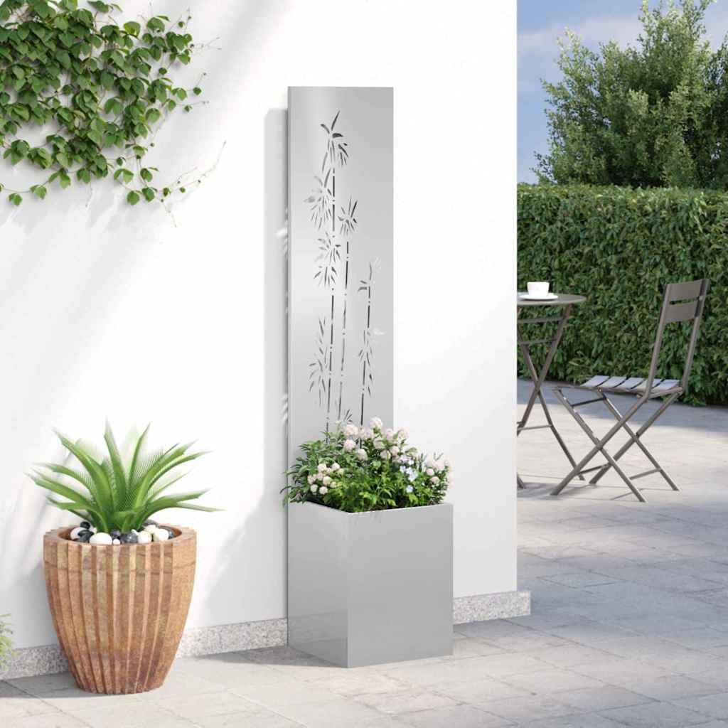 Genérico Pantalla de Privacidad para Jardín Floral Plata 32 x 140 cm,Decoración,Obras de Arte,Carteles, copias y Arte visual-876382