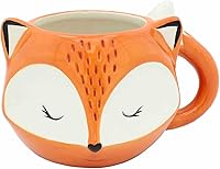 Vista 1 de Streamline Imagined Taza de cerámica de zorro naranja
