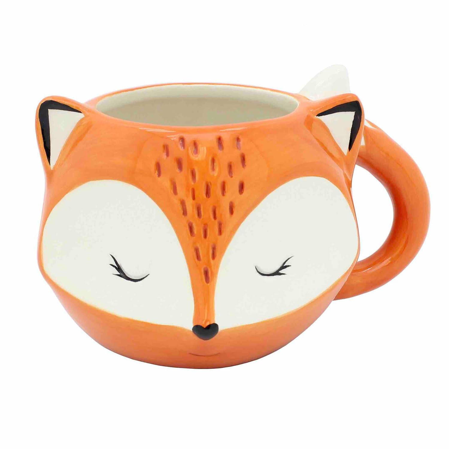 Streamline Imagined Ceramic Orange Fox Mug