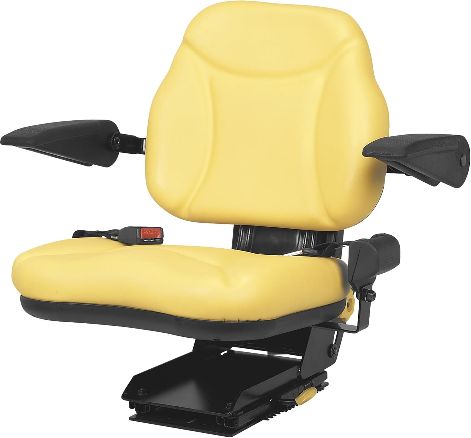 A & I Products Big Boy Suspension Tractor Seat - Yellow, Model Number BBS108YL