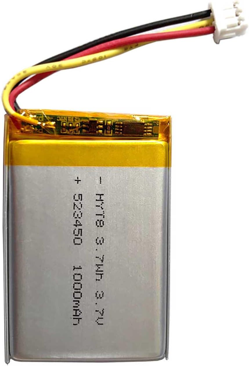 523450 3.7v 1000mAh Battery Replacement for Logitech G903 Lightspeed, G403, G903 Hero, G900 Chaos Spectrum Wireless Mouse 383450 Batteries Replacement