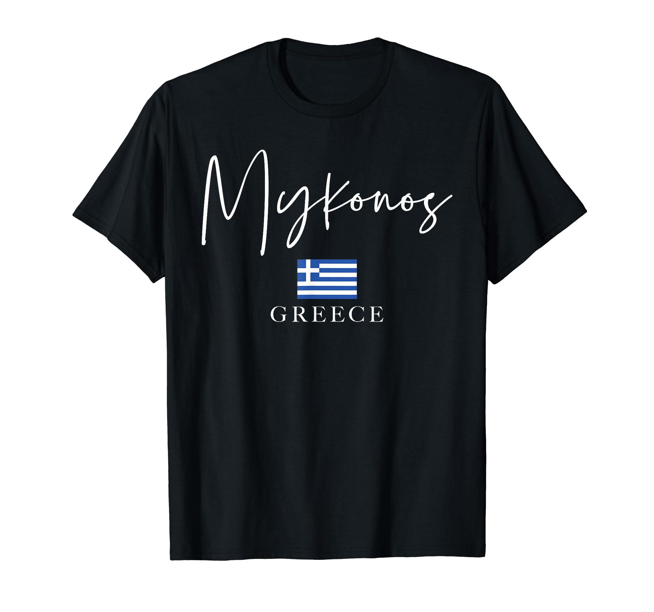 Greece Flag Vacation - Island Mykonos T-ShirtOEKO-TEX STANDARD 100