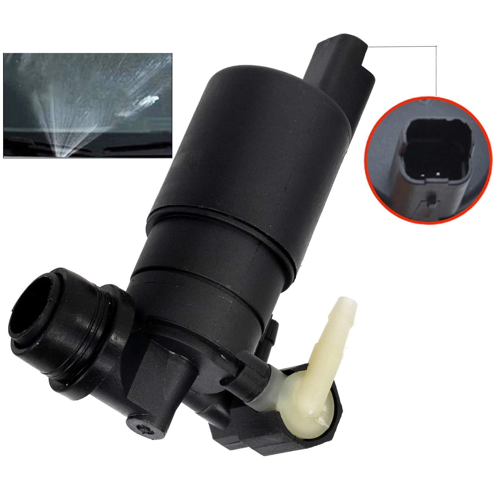 Bomba Limpiaparabrisa Para Trafic 2001-2013 Para Clio Para Twingo Kangoo Para Logan Bomba de Agua para Limpiaparabrisas | Limpiaparabrisas delantero trasero bomba de lavado de parabrisas 7700428386 8200030639