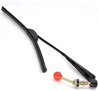 ELEFOCUS Hand Operated UTV Windshield Wiper Kit with 15.7'' Wiper Blade Compatible with Polaris Ranger 570 800 900 1000, RZR 800 900 1000 XP