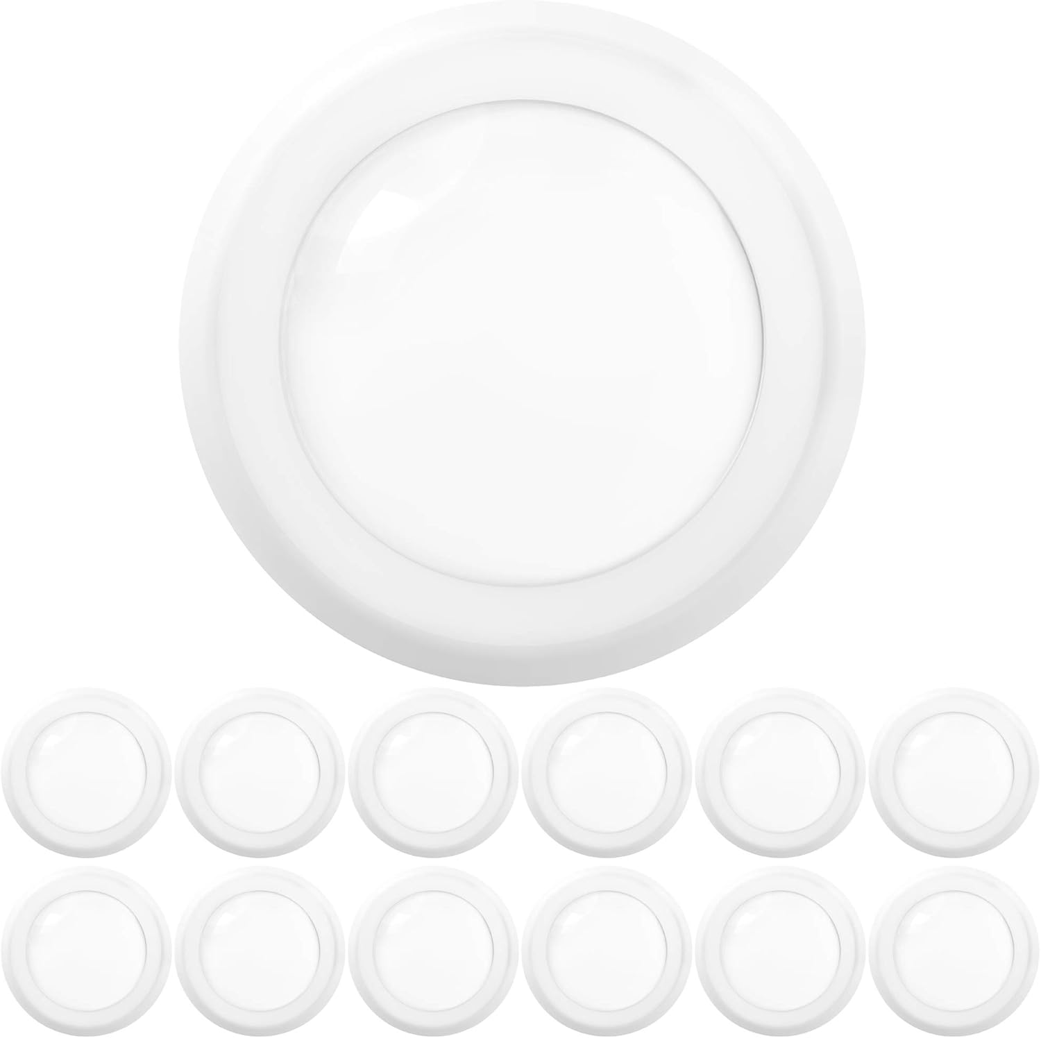 Sunco Lighting 12 Pack 5/6” LED Disk Lights Flush Mount ...