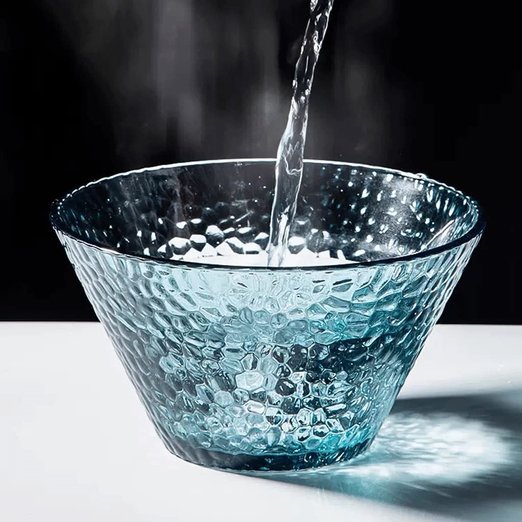 Salatschüssel Moderne Große Glas Schüssel Kreative Obstsalat Schüssel Haushalt Nette Suppenschüssel Transparent Nordic Geschirr Obstschale(B2pc)