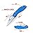 Firebird GANZO F759M Pocket Folding Knife 440C Stainless Steel Blade Anti-Slip Handle with Clip Fishing Camping EDC Utility Pocket Knife (Blue)