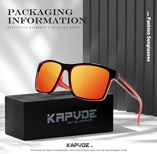 Miniatura 7 de KAPVOE Polarized Sunglasses Men Women UV400 Protection Sport Glasses Driving Fishing Cycling Beach Golf Running Baseball