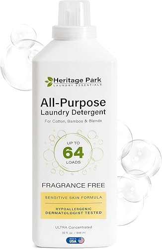 Miniatura 42 de Heritage Park - Detergente de lujo para ropa Detergente para ropa natural y enzimático probado por dermatólogos, a base de plantas, respetuoso