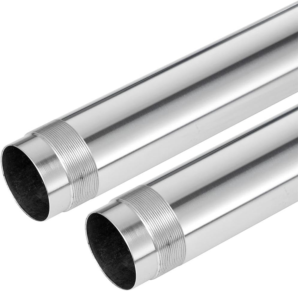 LANBAO Front Inner Fork Tubes Fork Pipes For Yamaha MTN850 MT09 2014 2015 2016 2017 2018 2019 41x586mm Silver