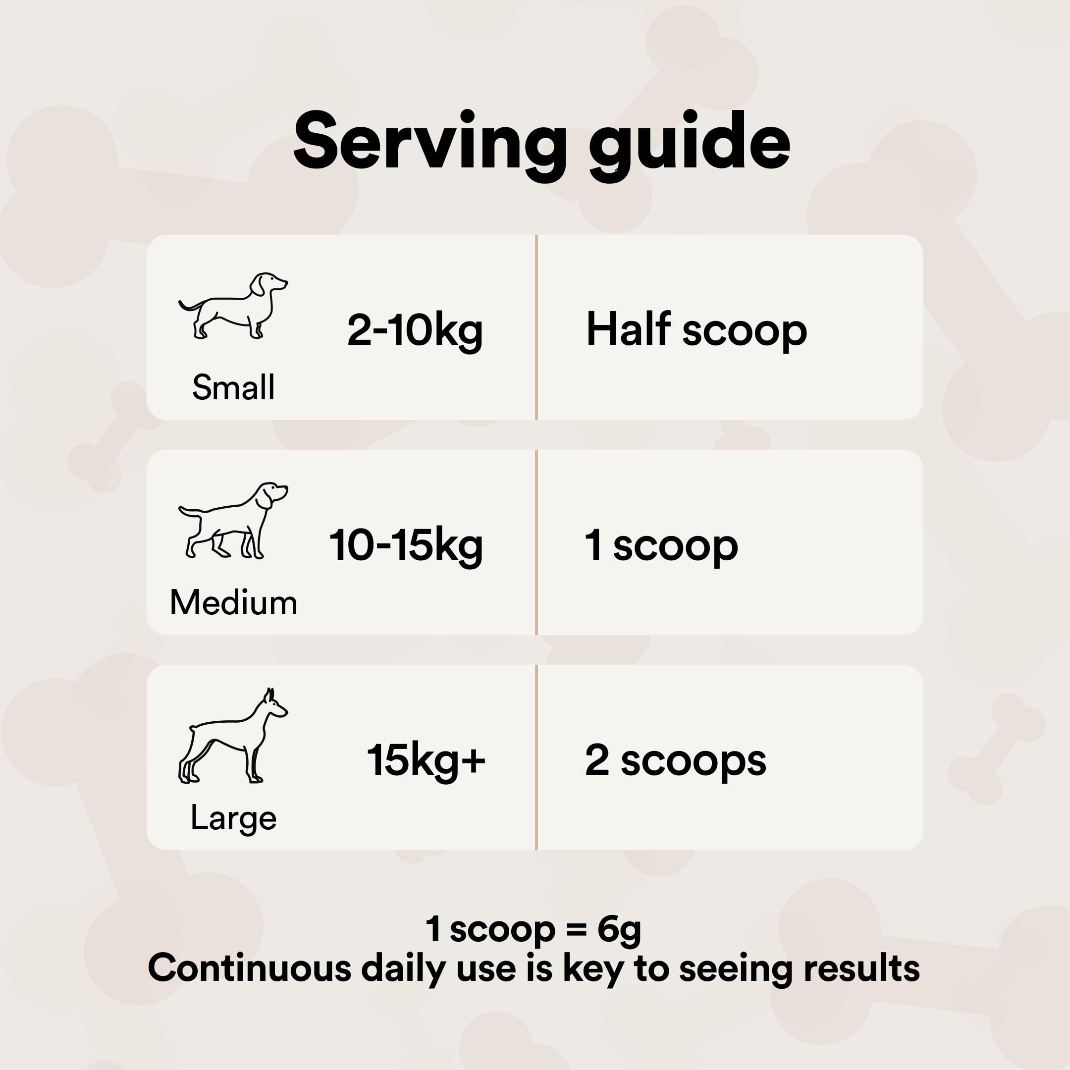 Collagen for Dogs Powder 180g, White - Image 4