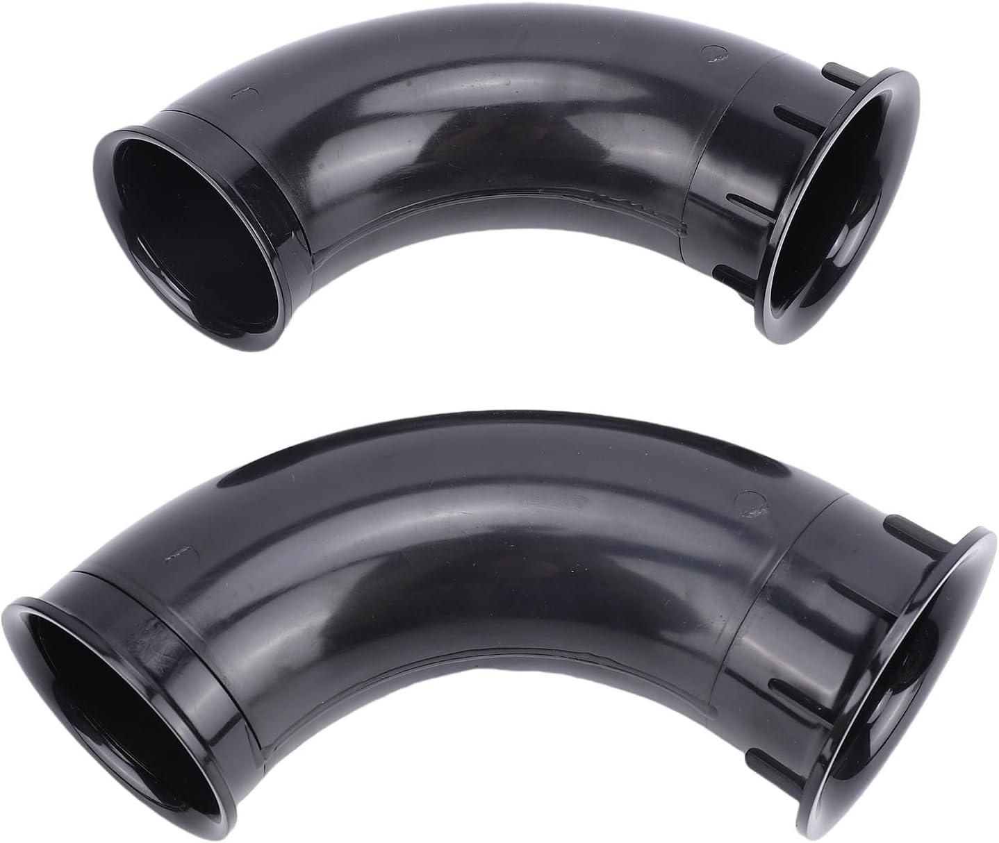 2PCS 90mm Speaker Port Tube, ABS Subwoofer Bass Vent Tube with Curved Design for PA DJ Speaker Cabinets & Boxes