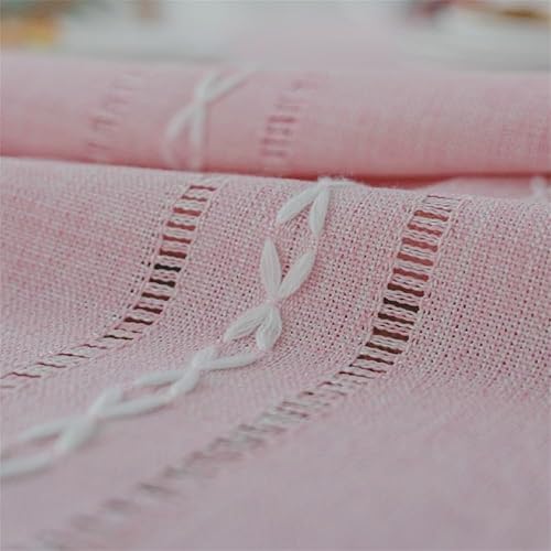 Miniatura 4 de Utobanh Funda simple con borlas para mesita de noche, toalla para mantel, adecuada para mesita de noche, TV, microondas, lavadora, refrigerador,