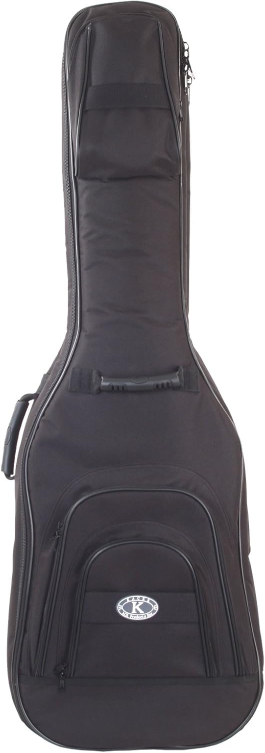 Kaces PRO DOUBLE Electric BASS Guitar Gig Bag, Holds Two Guitars