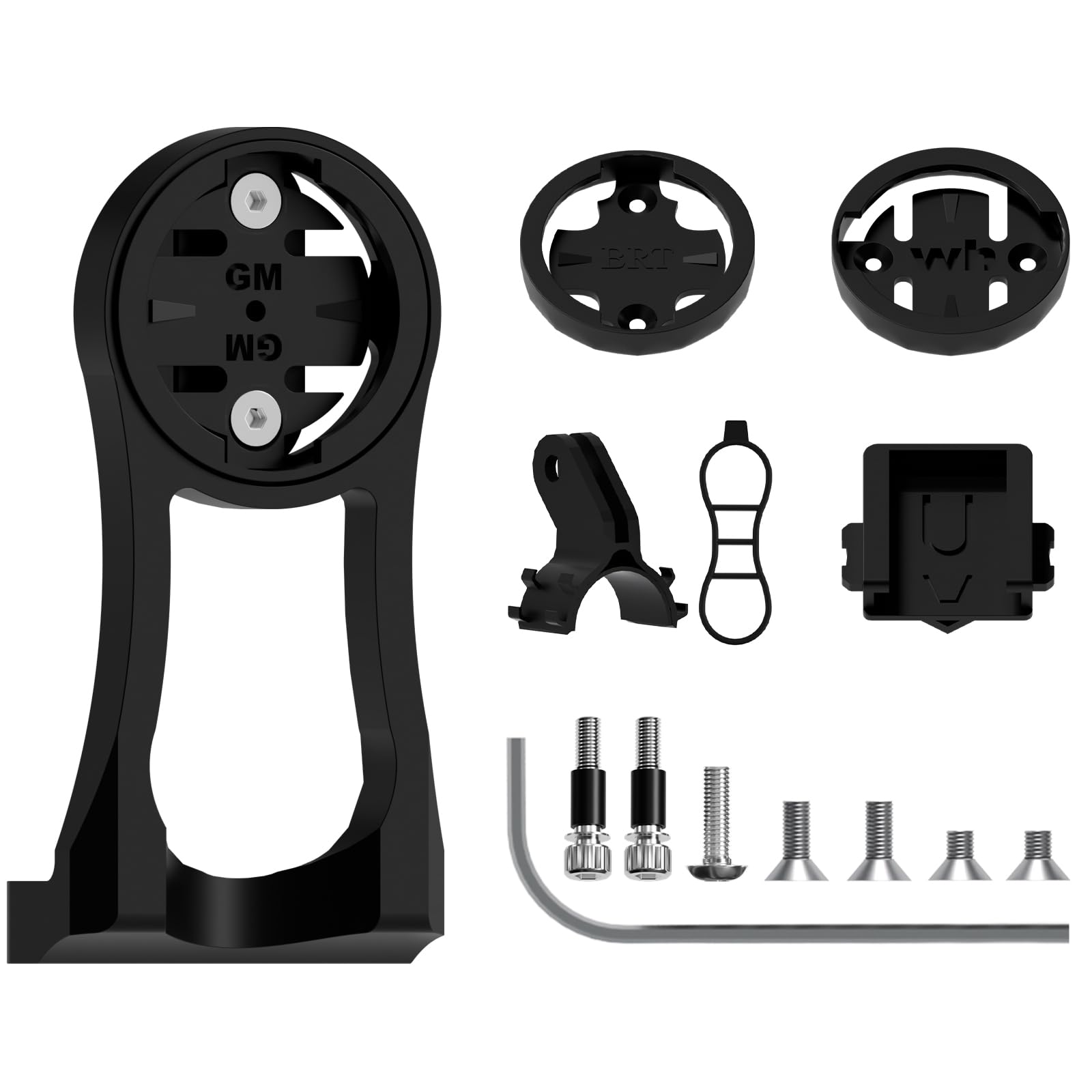 Otauke Bike Mount for Garmin Edge - Out Front Bike Combo Mount for Wahoo Elemnt Bolt Mini, Bryton, Cateye, 32mm Bike Computer Holder with Base for Gopro Sports Action Camera and Bike Lights