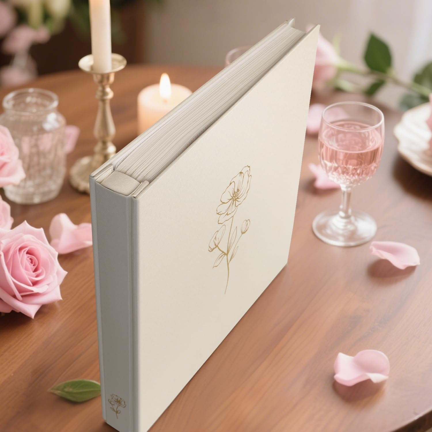 Album fotografico 10 x 15 cm, 500 foto per pagina, 500 tasche, album fotografico da 10 x 15 cm, copertina in tessuto di lino, grande album fotografico per ricordi di matrimonio e famiglia