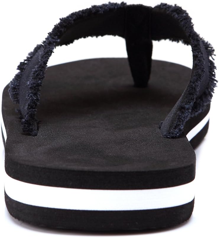 Men's Soft Flip-Flop Sandals, Light Weight, Shock Proof, Non-Slip, Wide Sole, Canvas Strap, Comfort Thong Slippers for Indoor and Outdoor Beach,Size 8.5-14 - Image 3