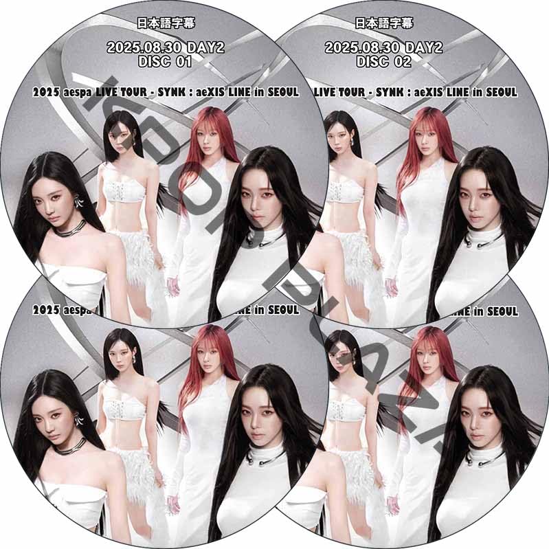 Amazon.co.jp: aespa DVD 2025 aespa LIVE TOUR - SYNK : aeXIS LINE
