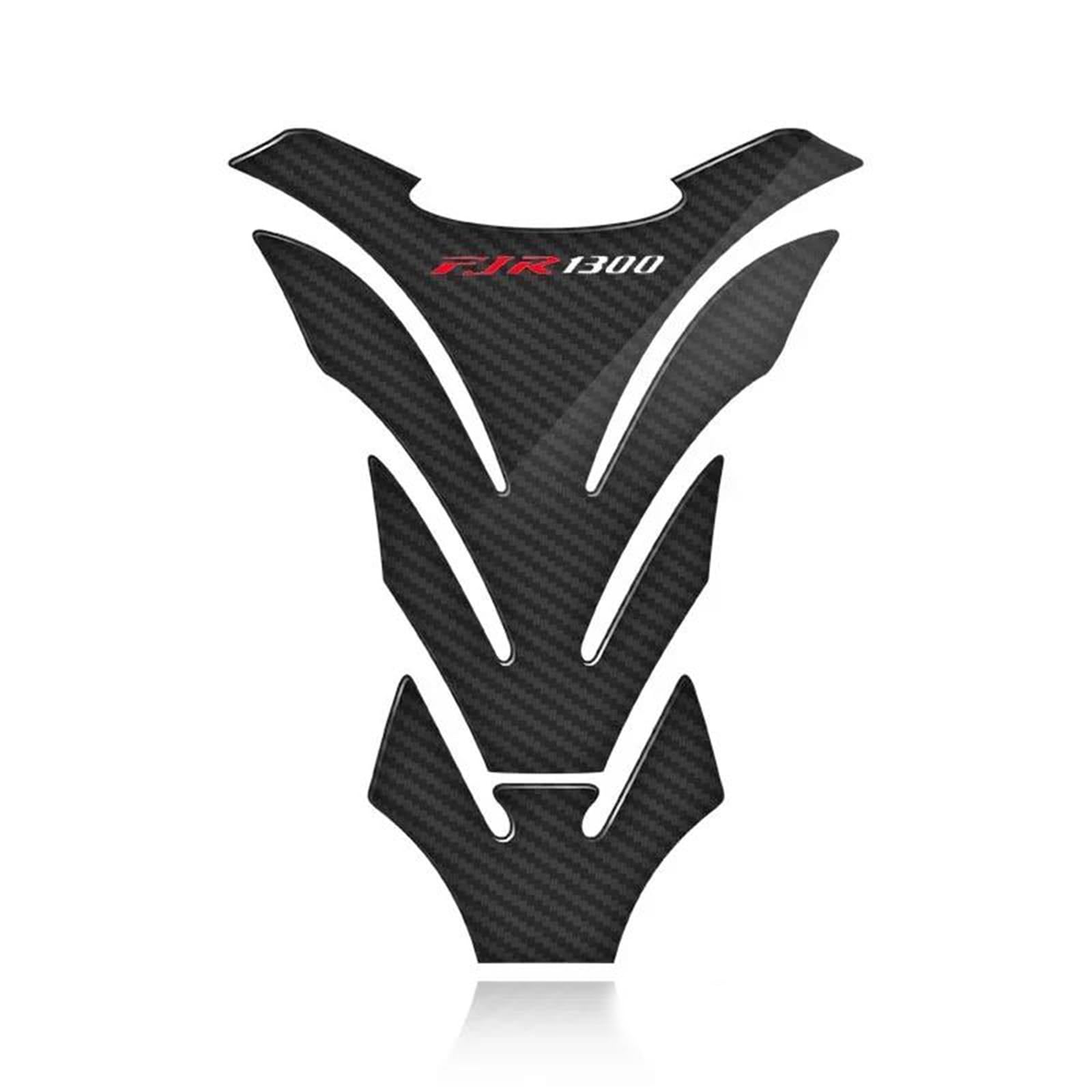 Jganrf Multi-Colored 4 3D Carbon Fiber Motorcycle Fuel Tank Pad Cover Protector Decal Stickers For Fjr 1300 Fjr1300
