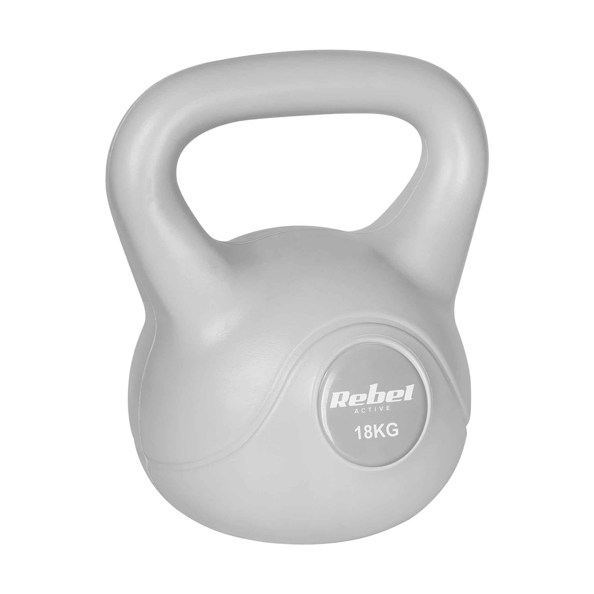 Rebel Electro Kettlebell Bitumen 18kg RBA-2322G-18 Grey