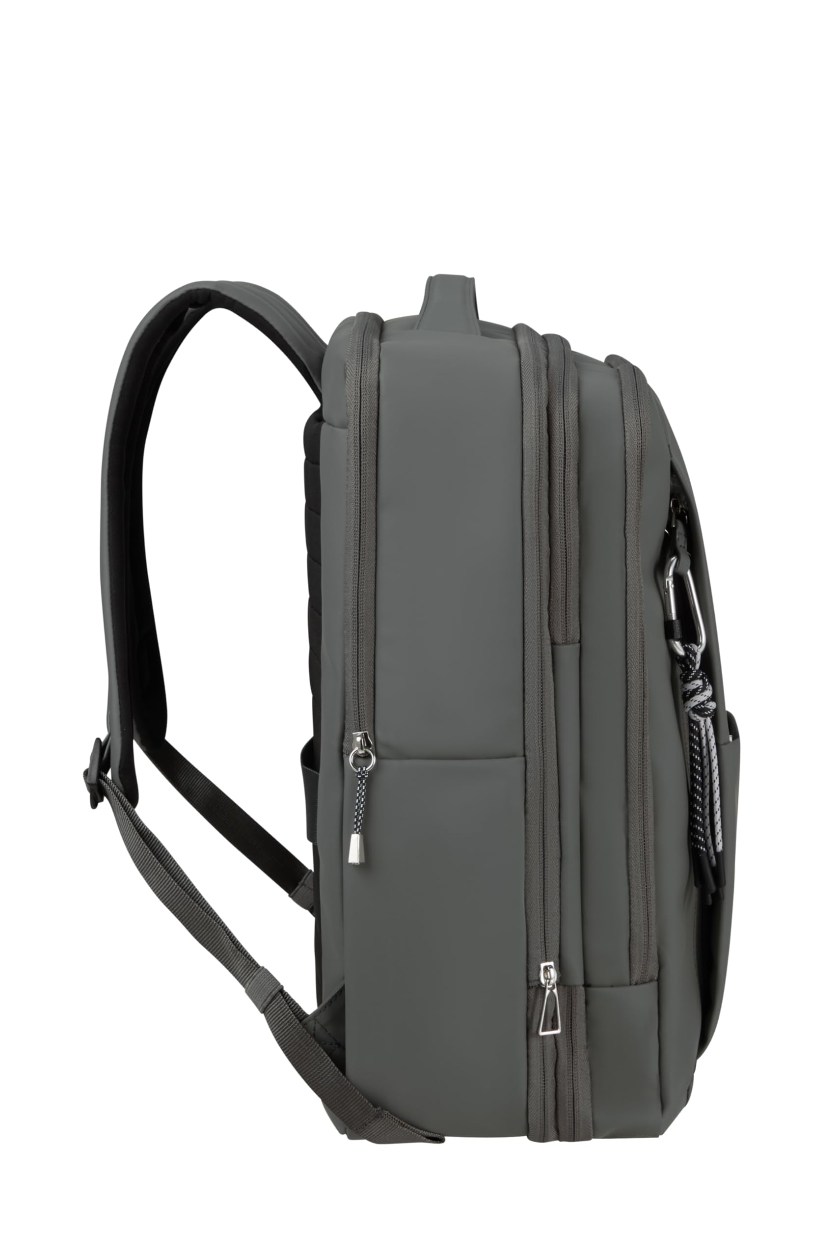 Samsonite Wander Last - EasyJet Kabinentasche (44 x 30 x 16.5/21.5 cm - 26/29 L - 1.30 kg) - Untersitz Handgepäck, Flugzeug Rucksack M, Underseat - Grün (Gunmetal Green)