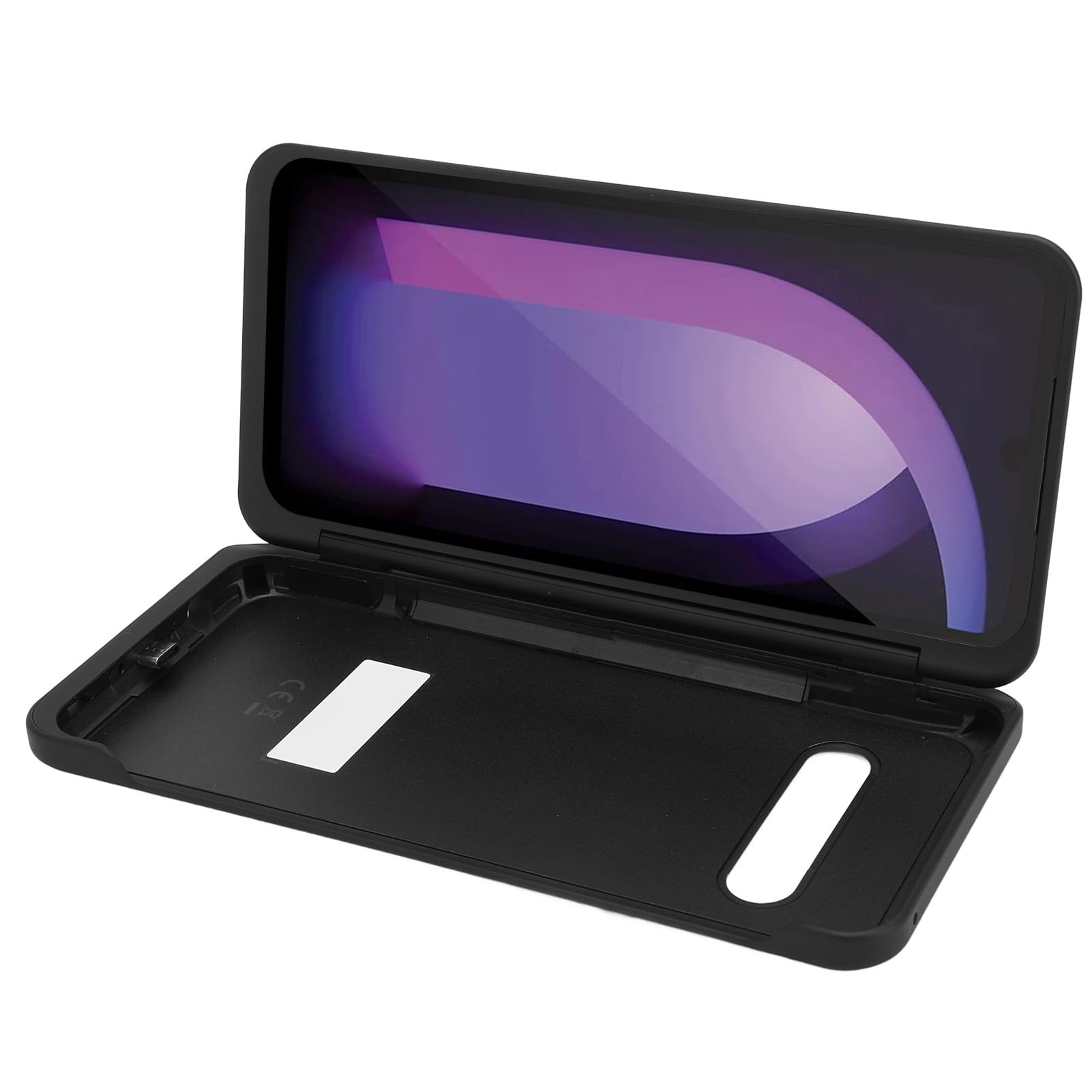 V60 ThinQ 5G 用デュアル スクリーン ケース LM - V605N Amazon.co.jp: V60 ThinQ 5G 用デュアル スクリーン ケース - ブラック