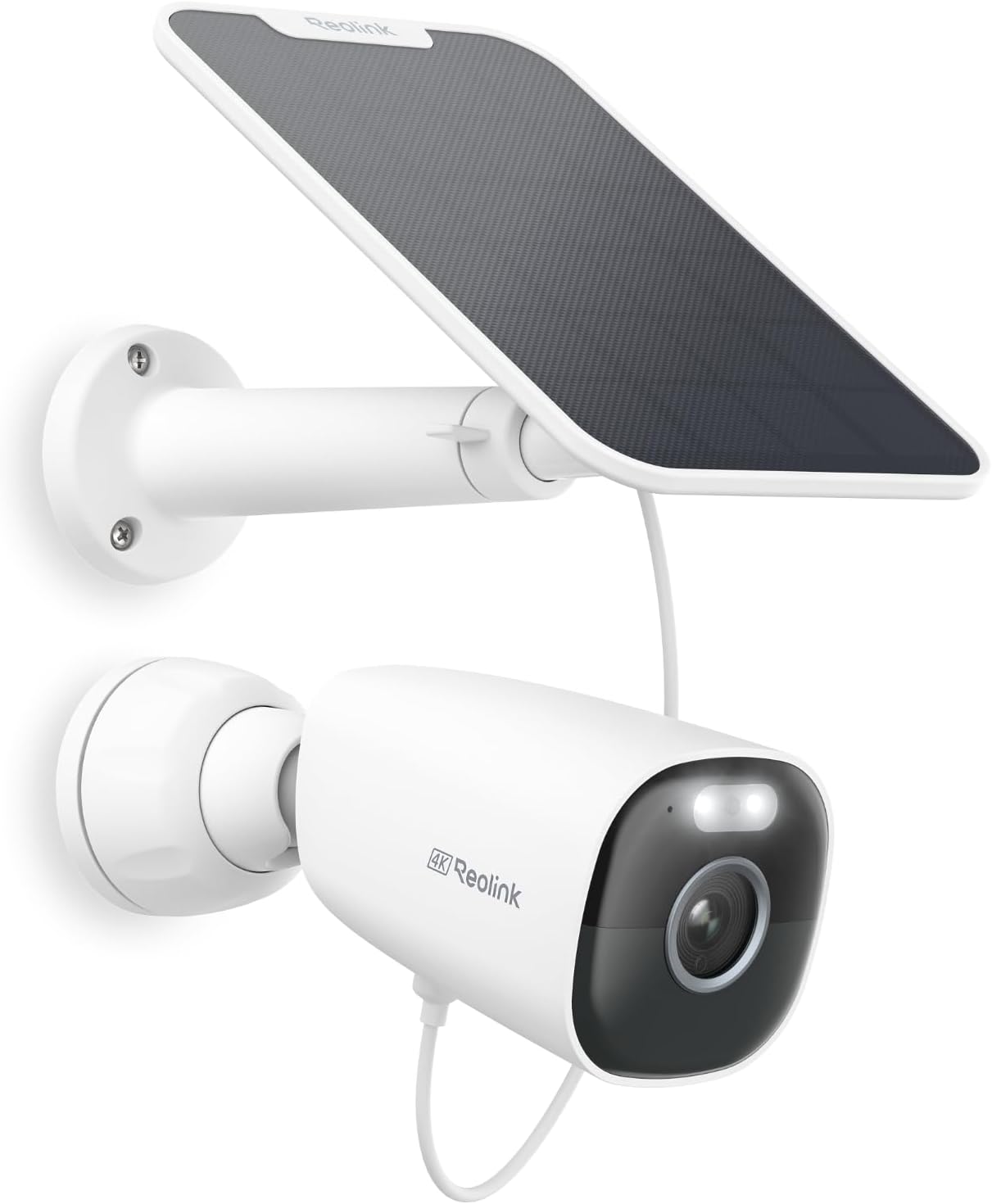 REOLINK Argus Eco Ultra 4K Solar Security Camera Wireless Outdoor, Color Night Vision, 2.4/5GHz WiFi, 125° Wide View, Smart Detection, Home Hub Compatible, Standalone Camera No Subscriptions