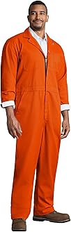 Red Kap Men's Tall Size Twill Action Back Coverall
