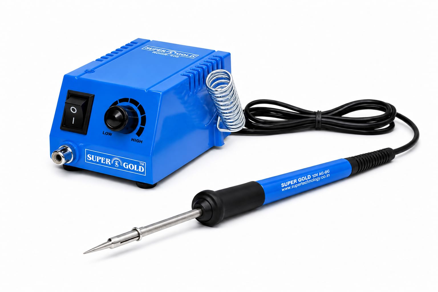 Super Gold 15W Soldering Station with RCA Portable Soldering Iron, 12V AC-DC, Low to High Temperature Control-picture-15