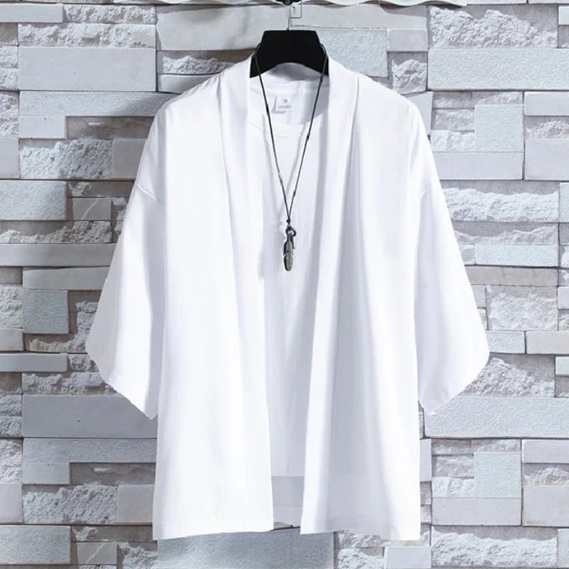 Japanese Kimono Cardigan Traditional Japanese Samurai Clothing Streetwear Yukata Men's Loose Thin Outerwear2