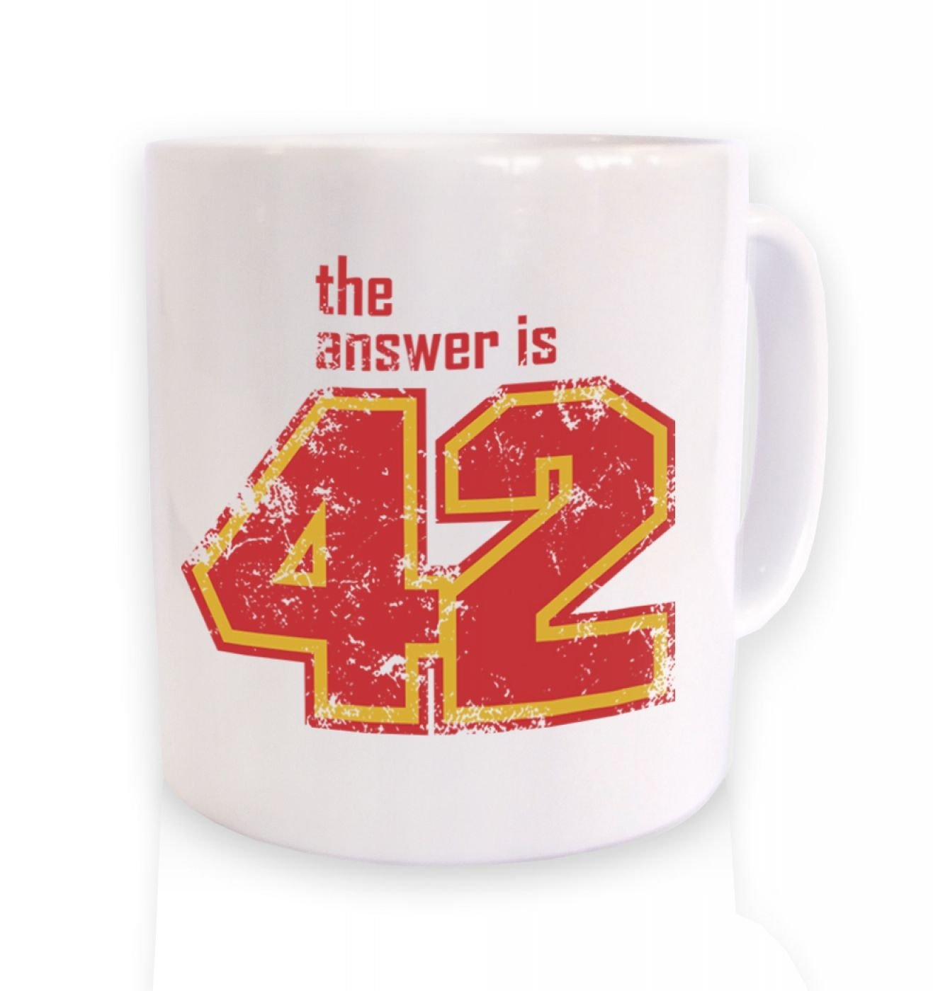 Geeky Mugs By Big Mouth The Answer Is 42 Mug