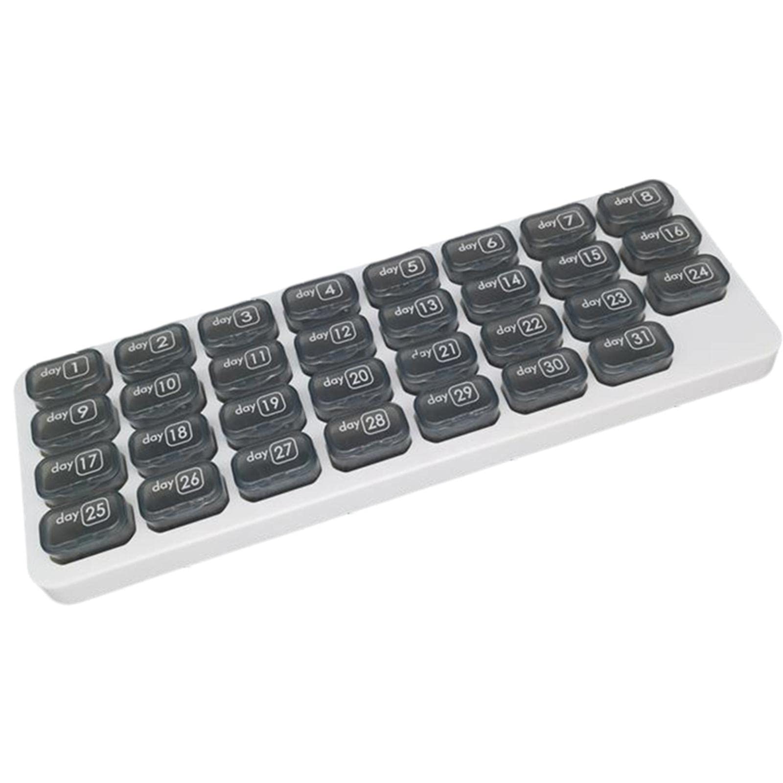 Enakshi® Pill Box Medicine Organizer Dispenser Case Container Storage Monthly Gray|Health & Beauty | Health Care | Pill Boxes, Pill Cases-image-5