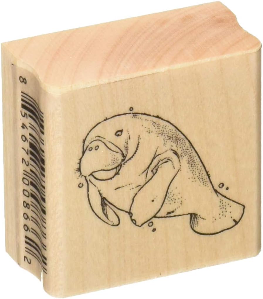 Stamps by Impression Manatee Rubber Stamp