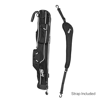 SUNDAYゴルフキャディバッグ 黒 Amazon | 軽量サンデーゴルフバッグ スタンド付き - 持ち運び
