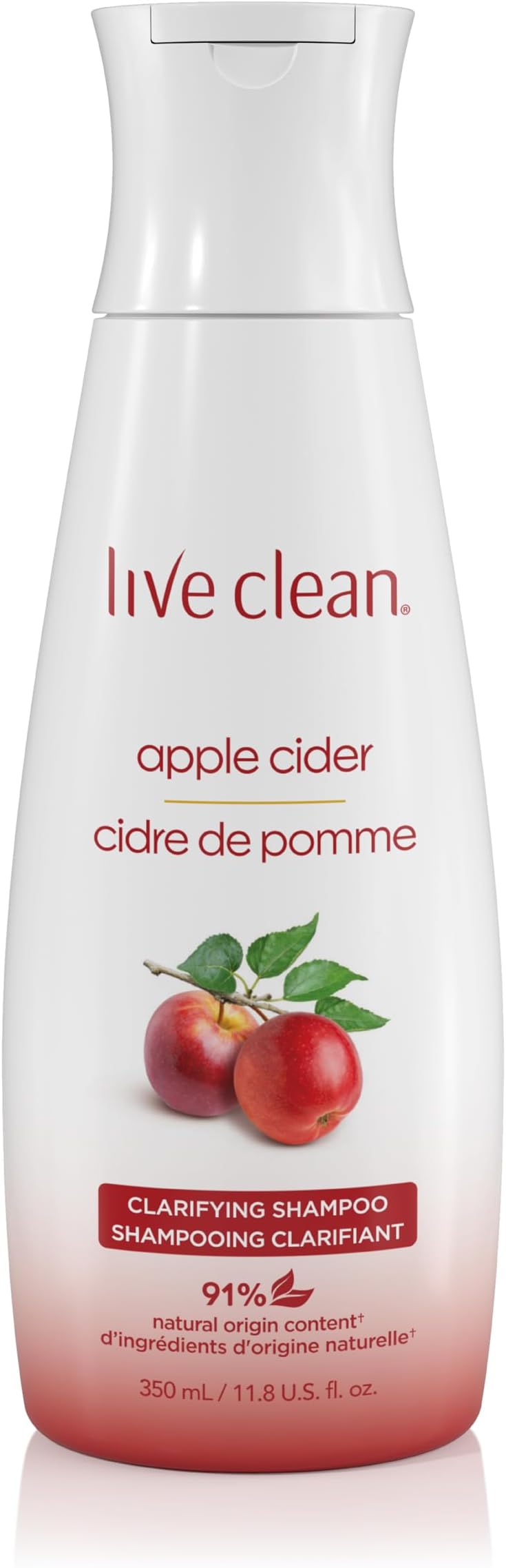 Live Clean Shampoo, Clarifying Apple Cider, 12 Oz