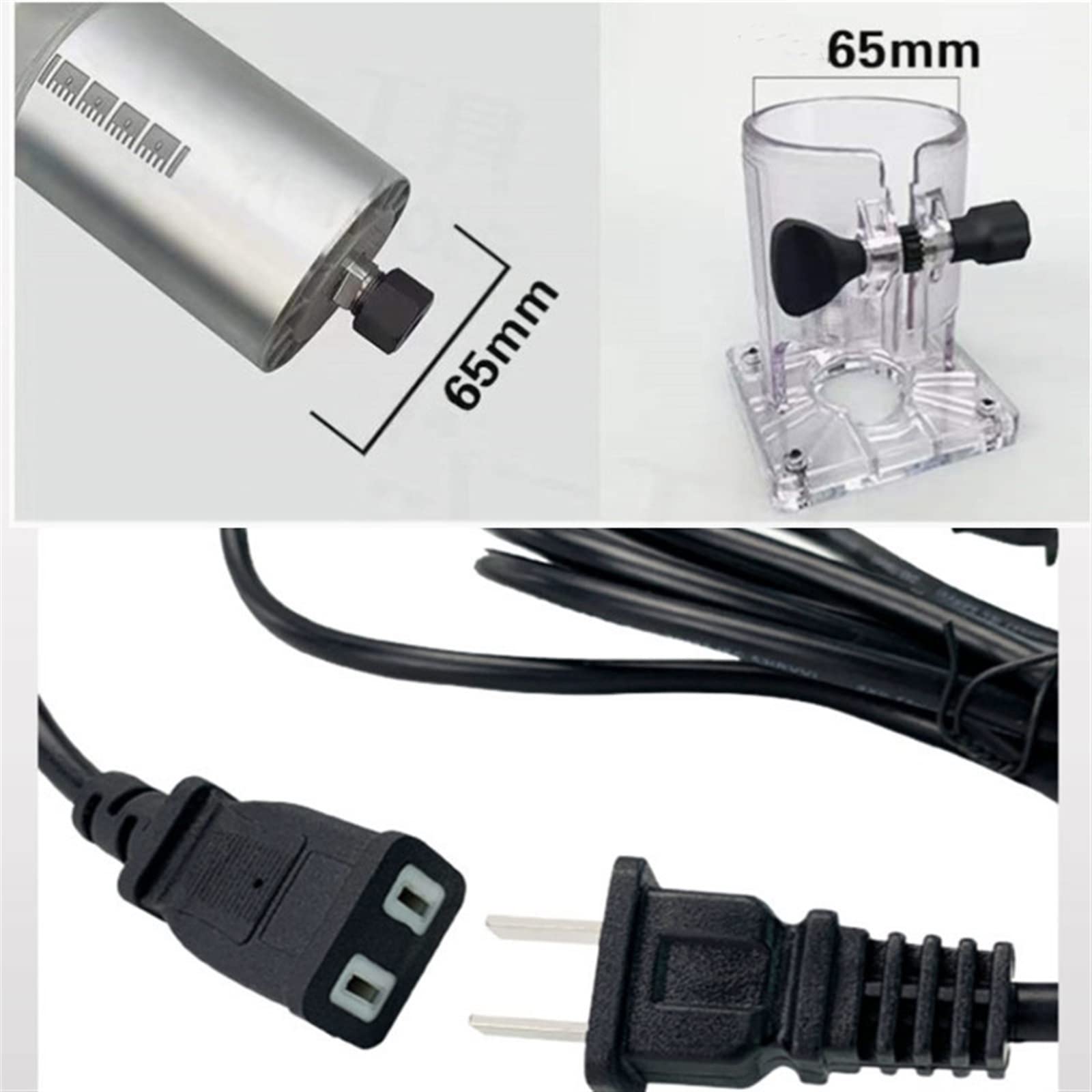 Staffa scanalata 2 in 1 Elementi di fissaggio invisibili Armadio for armadio Pannello Punzone Localizzatore Fresatura Guida for scanalatura for rifilatrice Utensili elettrici manuali
