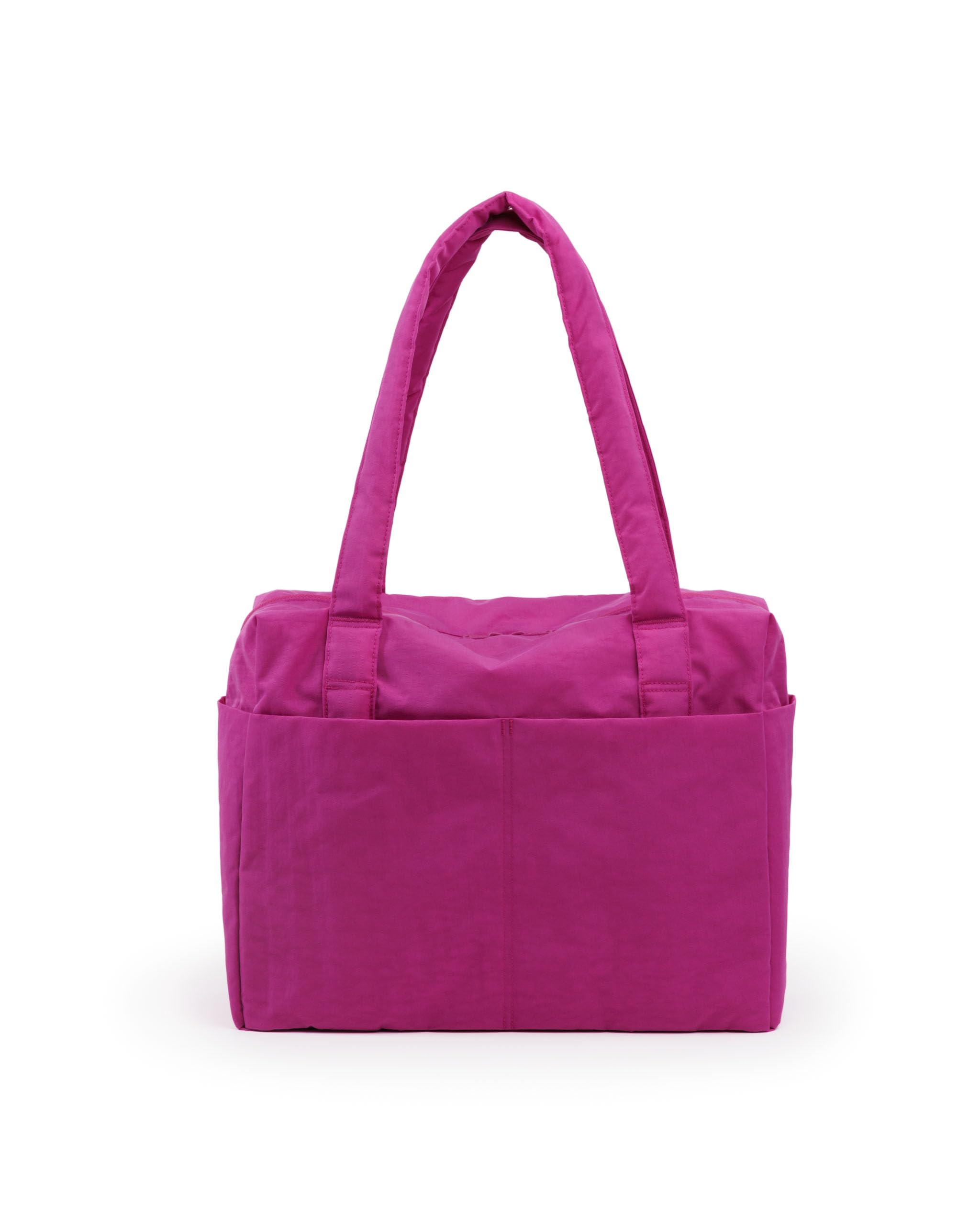 Photo 1 of ** SMALL HOLE ** BAGGU Small Cloud Carry-On - Deep Fuchsia