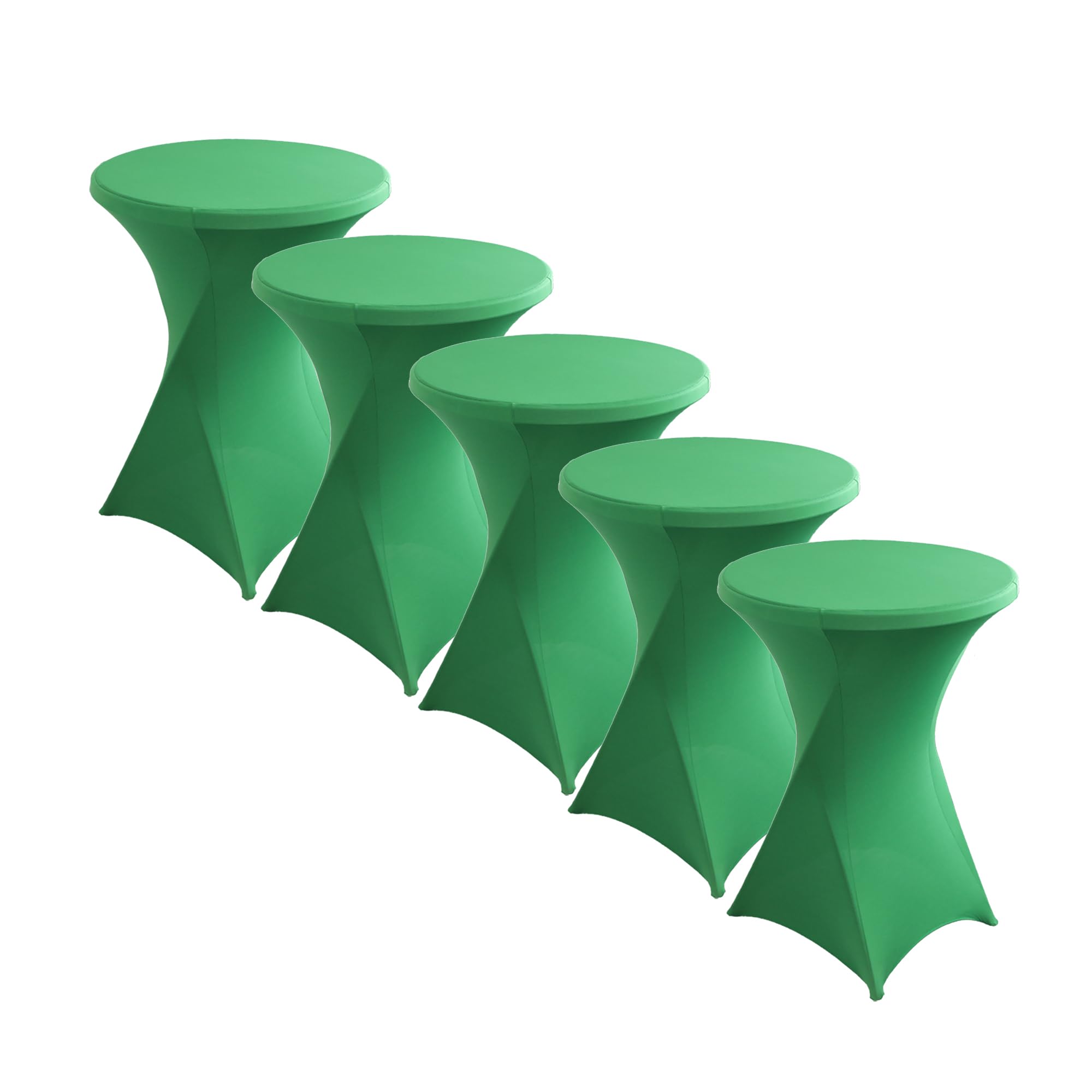 Housse pour table de cocktail extensible verte pour réussir vos réceptions de jardin