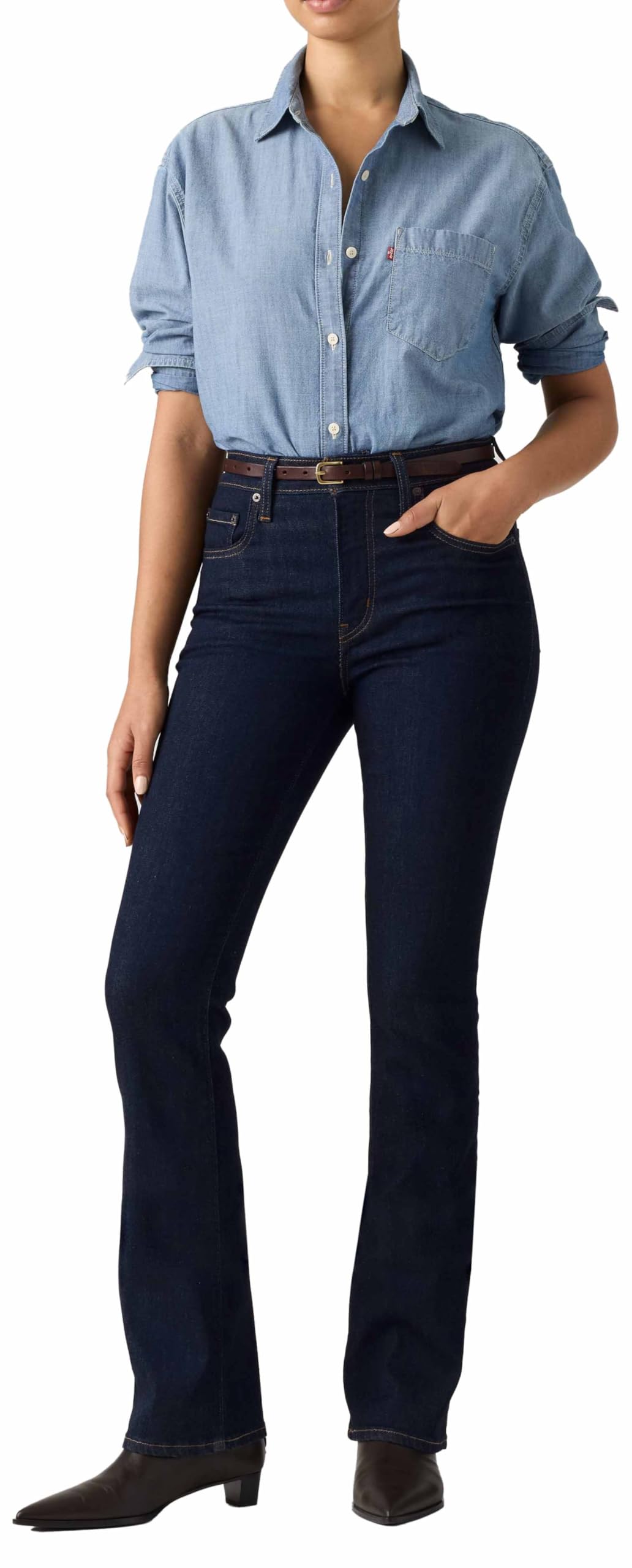 Levi's 725 High Rise Bootcut True Blue Rinse
