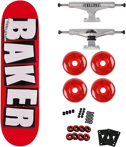 Baker Patineta completa de 85 pulgadas con reynolds independientes 149 camiones ruedas 99A de 2087in rodamientos ABEC 5 elevadores hardware cinta de
