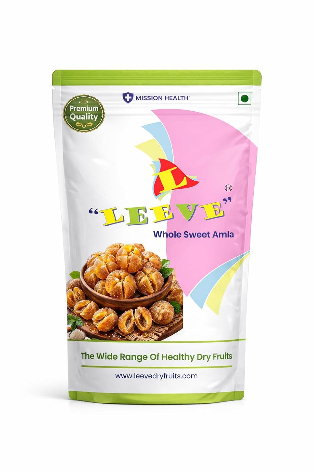 Leeve Dry Fruits Sweet Whole Amla - 400 Gms