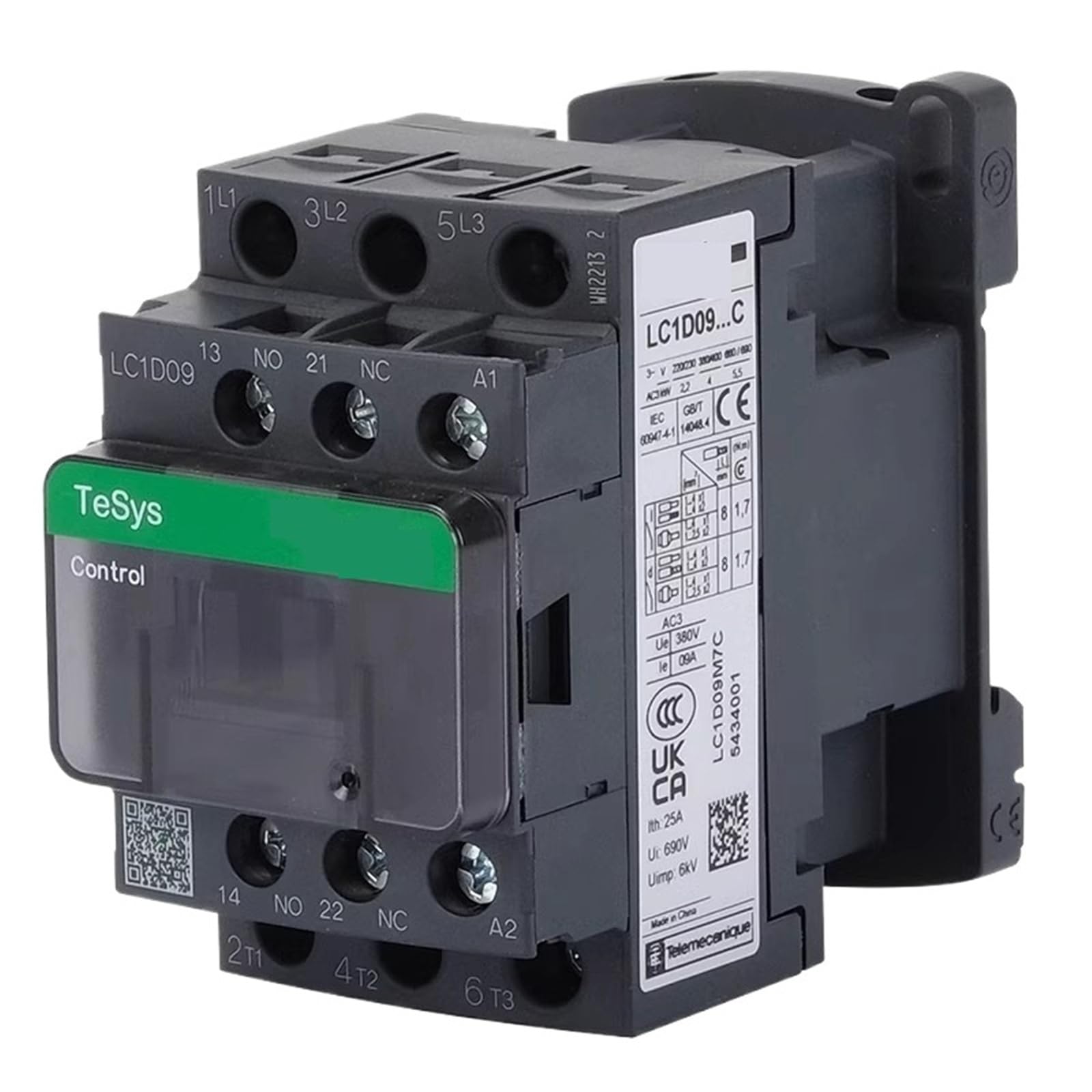 Contacteur CA de commande moteur LC1D32 pour optimiser la distribution 220V - 4