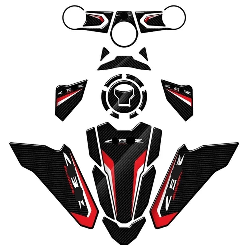Protection réservoir CBR650R autocollant protection latérale carburant moto