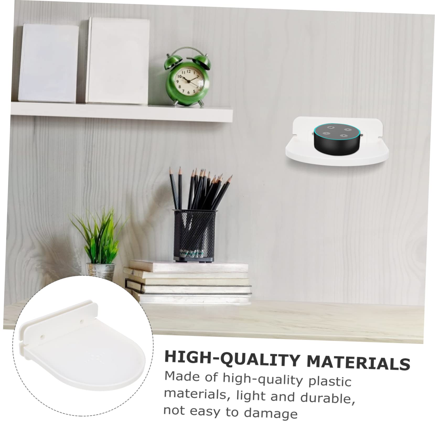 Zerodeko 2 Pz supporto wifi supporto da tavolo cassa per diffusori a parete stativi per casse stand per diffusori casse per diffusori a parete staffe per altoparlanti intelligenti