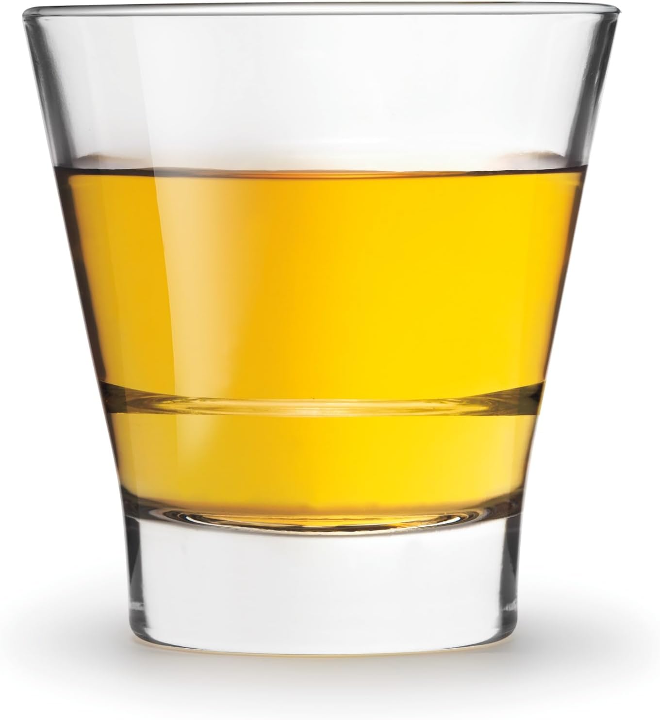 Libbey Endeavor Stacking Double Old Fashioned Glasses Set of 12, 12oz Rocks Glasses for Whiskey Cocktails - Durable, Dishwasher Safe