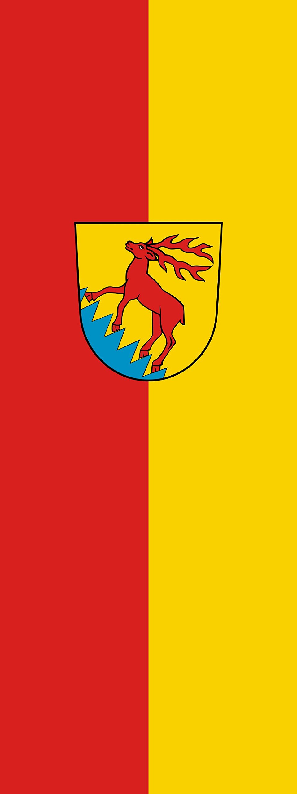 Drapeau Eichstegen portrait de 400x150cm idéal pour les fêtes de village