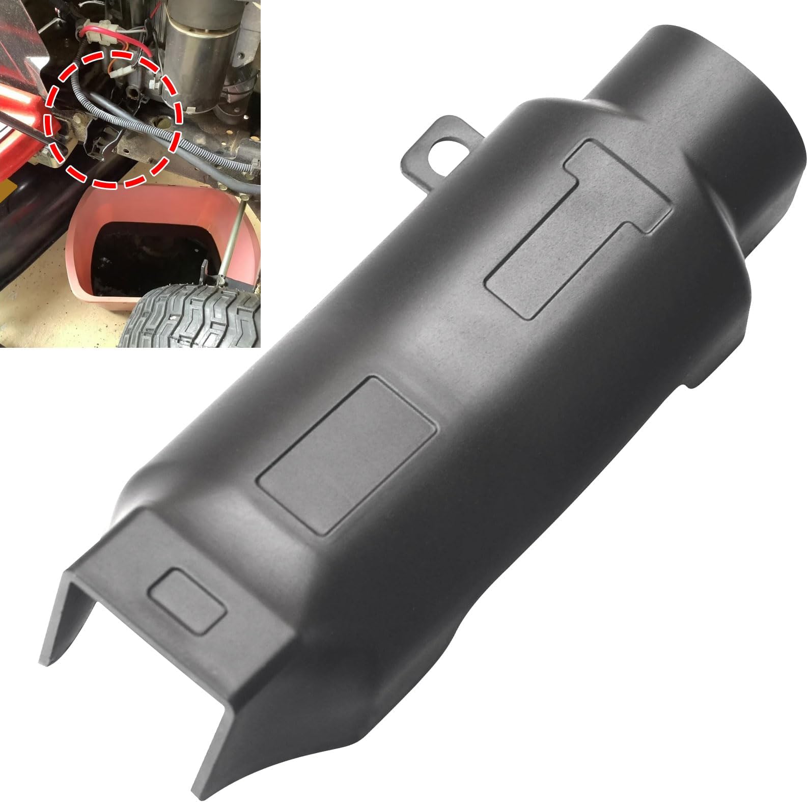 EZYPAK 731-05628 Oil Drain Sleeve Compatible with MTD Craftsman Huskee Troy Bilt Lawn Tractors, Replaces 73105628