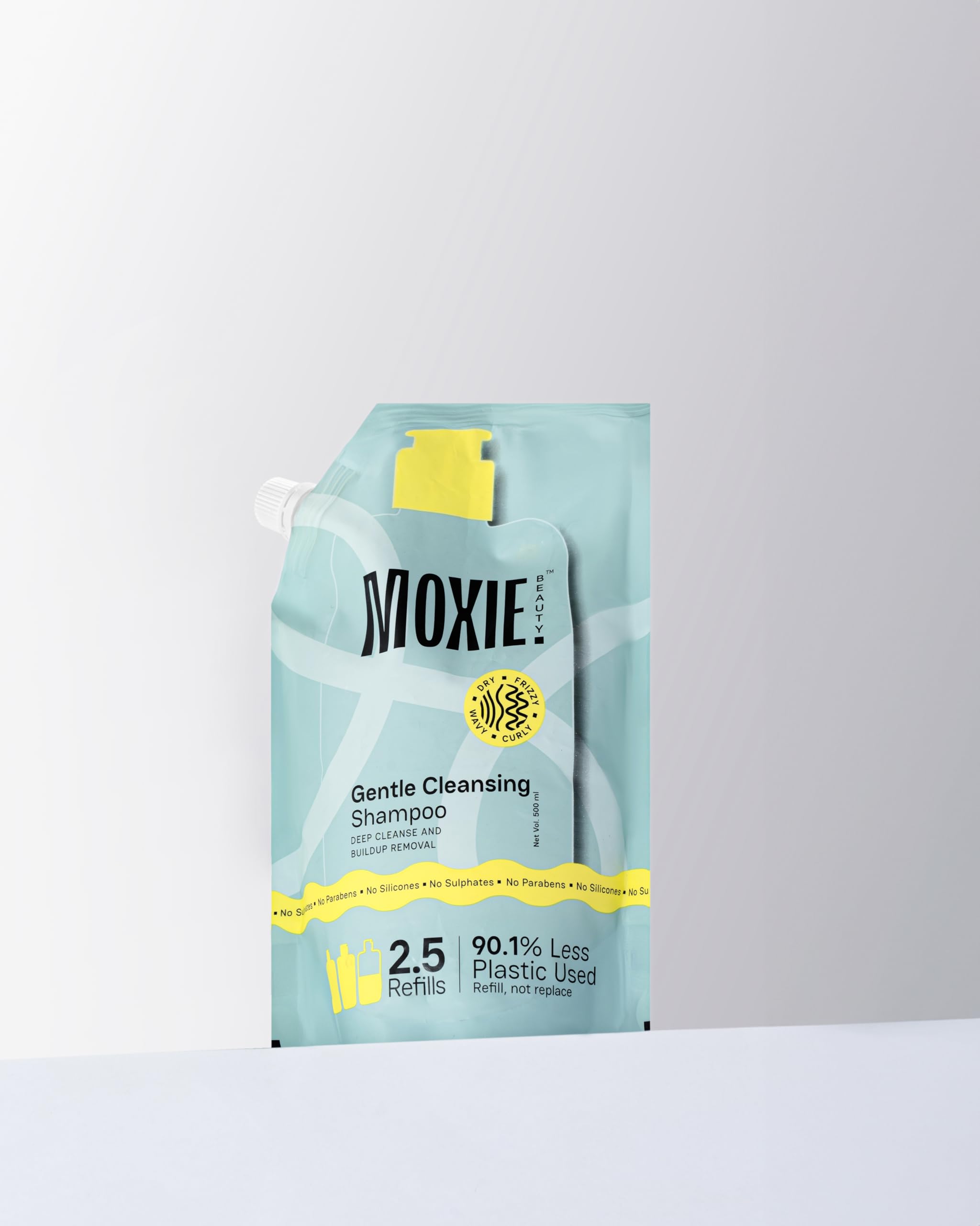 Moxie Beauty Shampoo For Frizzy, Dry, Wavy & Curly Hair | Sulfate, Paraben & Silicone-Free | 100% softer & 1.5x stronger hair | Gentle Cleansing Shampoo | 500ml-image-37