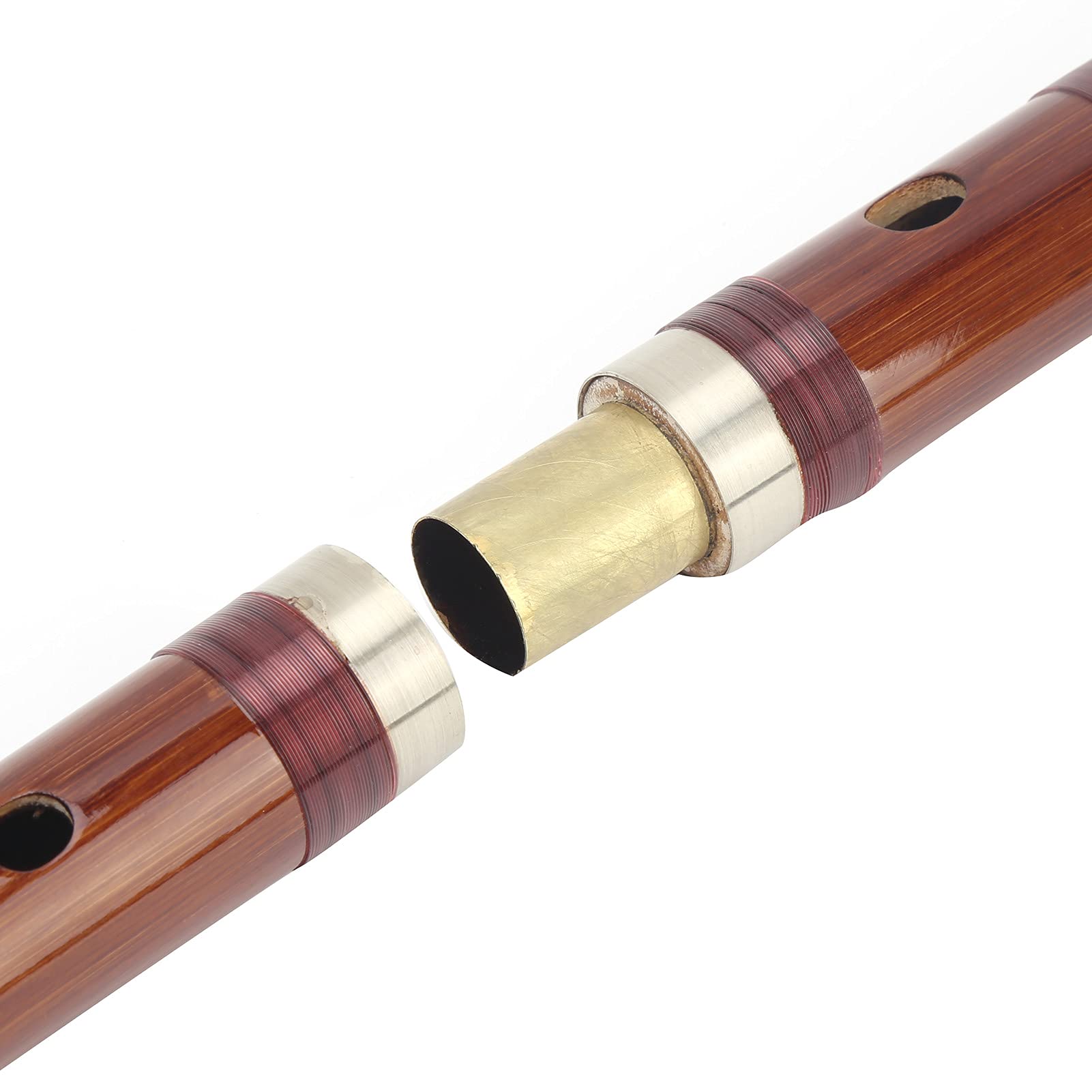 Flûte Bambou, Idéale Débutants avec Étui de Rangement, Instrument Traditionnel Chinois Clé C, for Étudiants Musique Folklore et Cadeau Culturel